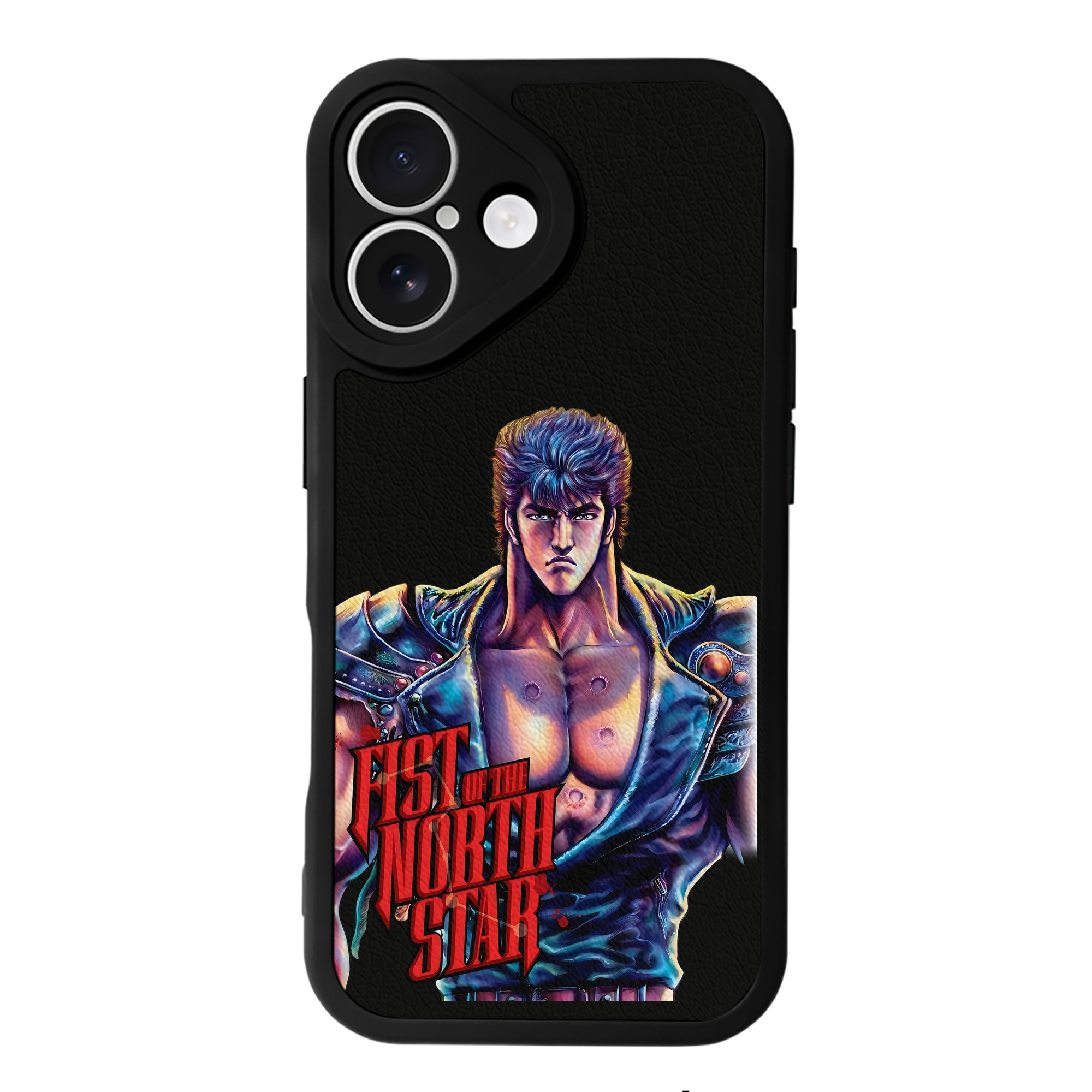 （画像用） 北斗の拳 Fist of the North Star 【iPhone 16シリーズ対応】シリコンスマホケース（レザー調） 材質：シリコン